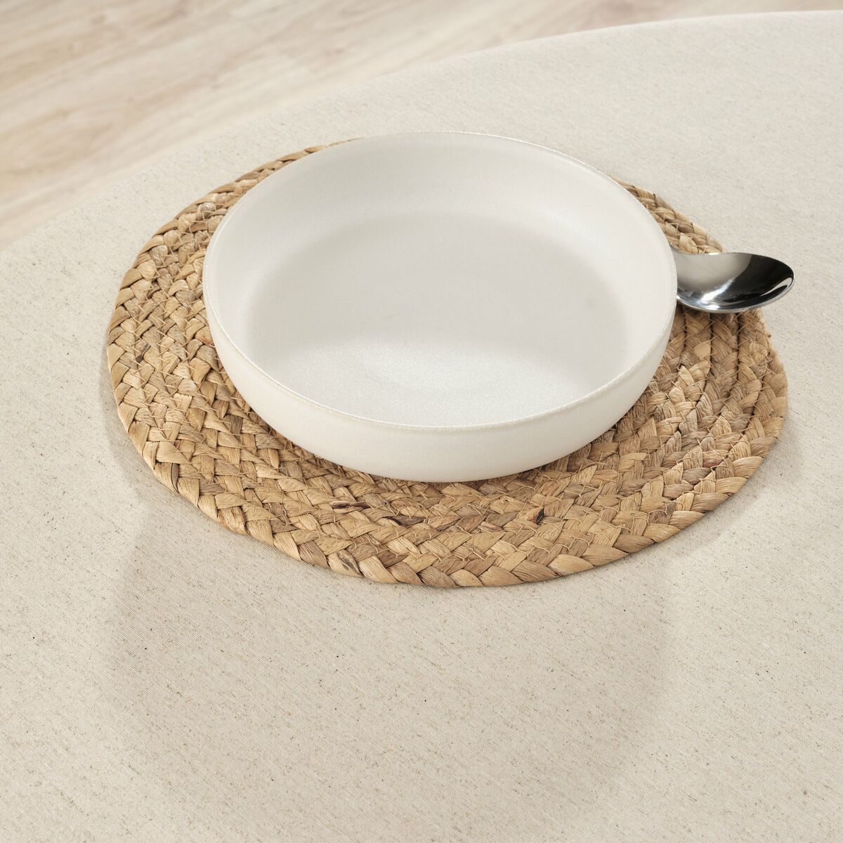 Nappe enduite antitache Belum Levante 101 Multicouleur Ø 100 cm